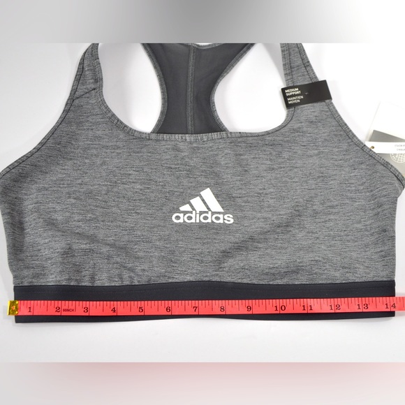NWT Adidas Women's Powerreact Training Medium-Support Sports Bra Large D-DD - Picture 2 of 8